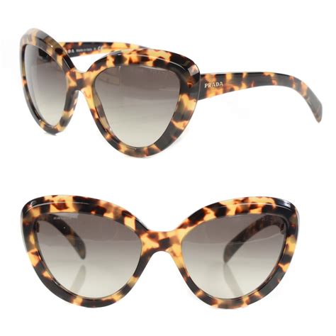 prada black tortoise sunglasses|prada cat eye tortoiseshell glasses.